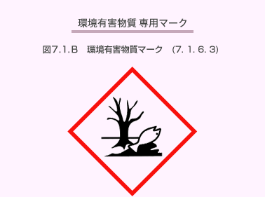 環境有害物質 専用ラベル 図7. 1. A環境有害物質マーク　(7. 1. 6. 3)